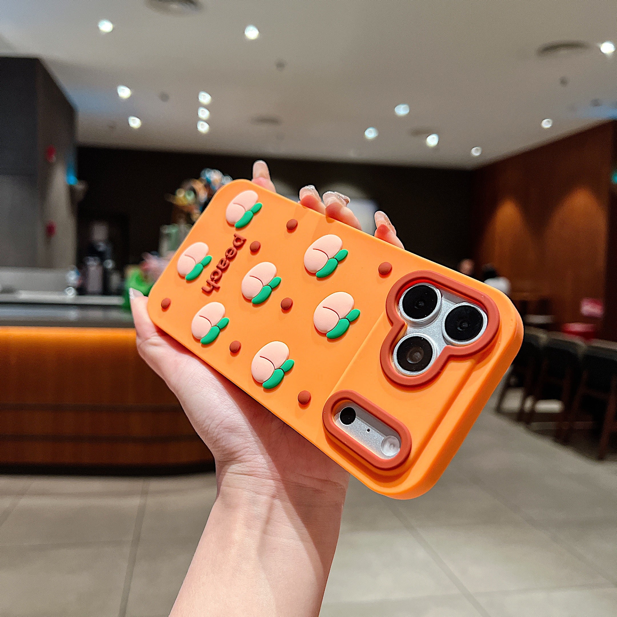 Juicy Peach Silicone Designer Cover