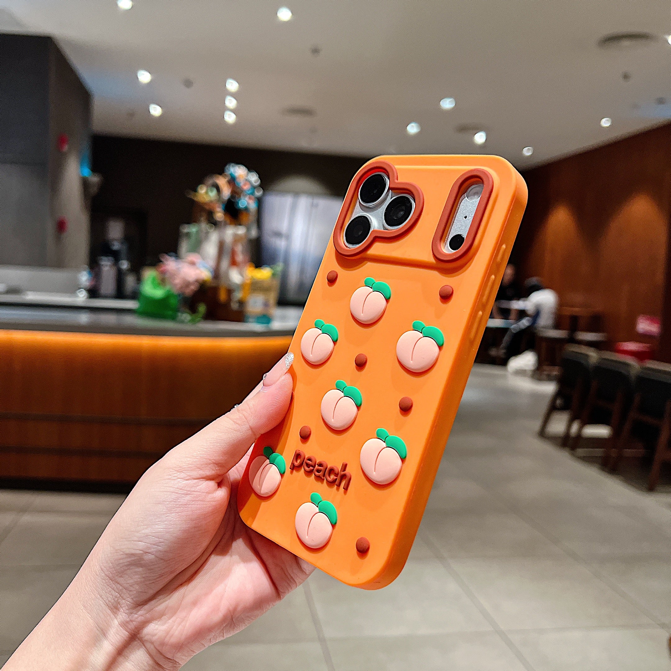Juicy Peach Silicone Designer Cover