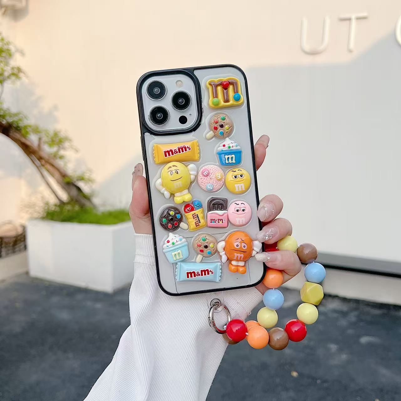Candy Crush With Stone Bracelet Silicon Phone Cases