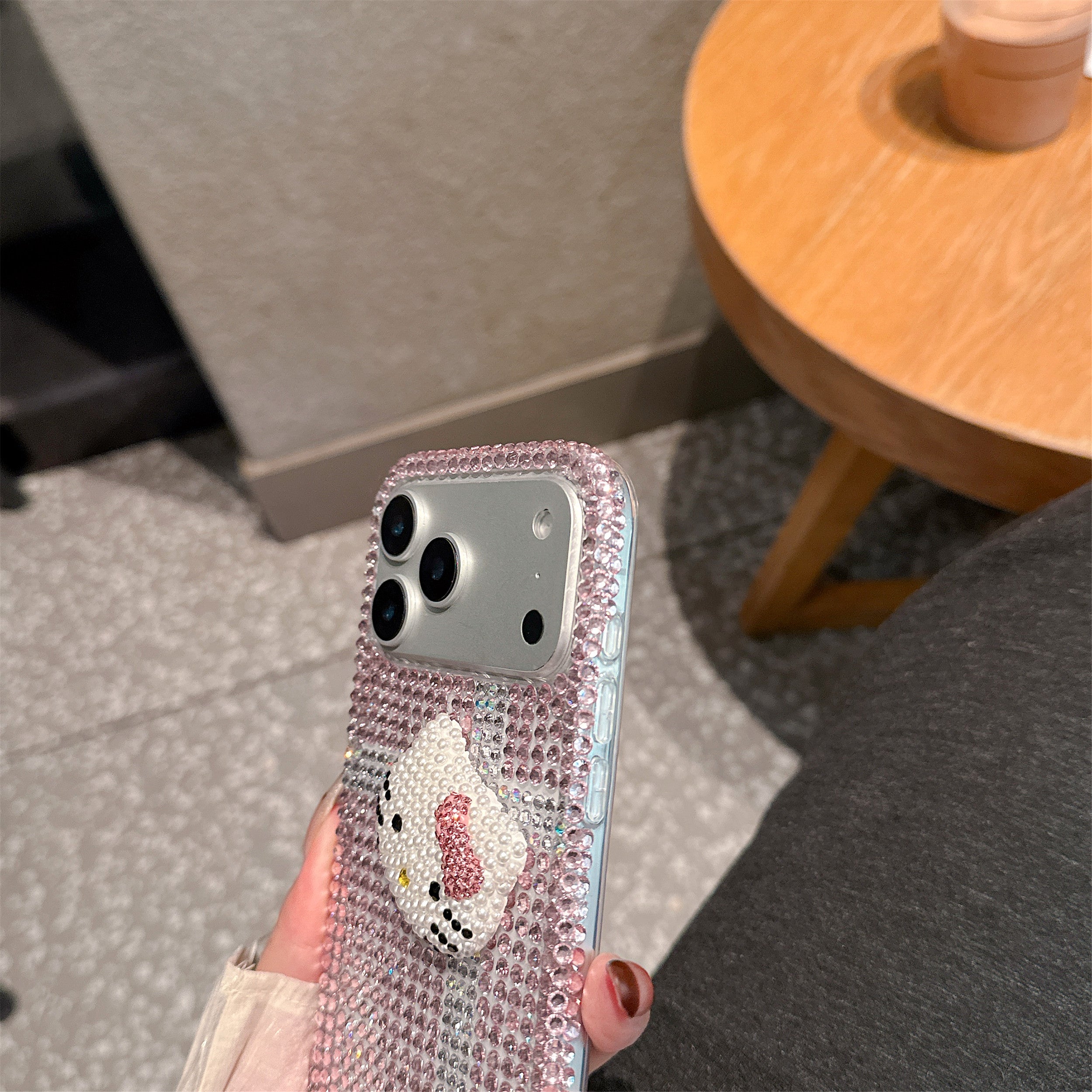 Pink Radiance Kitty Luxe Edition Full-Coverage Crystal Encrusted Cover
