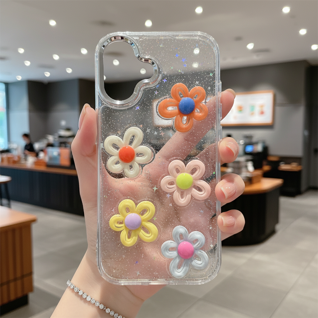 Sweet Garden Spark Silicone Phone Case