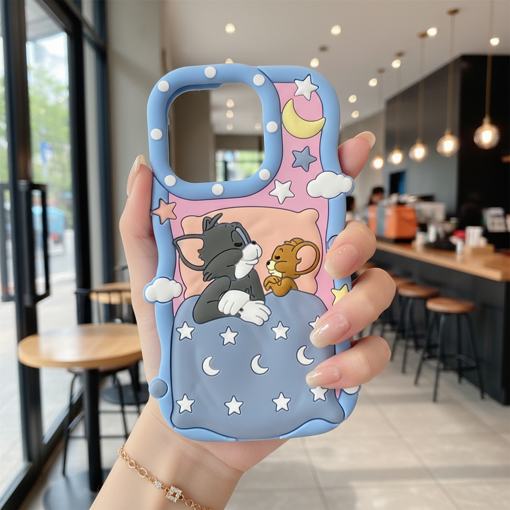 Sleeping Tom & Jerry - Phone Case For iPhone 14 Plus