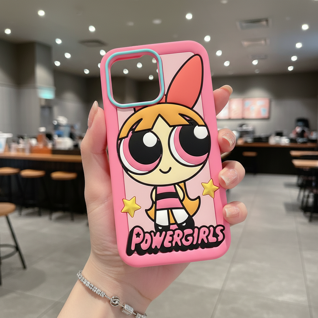 Power Girl With Charms Phone Cases