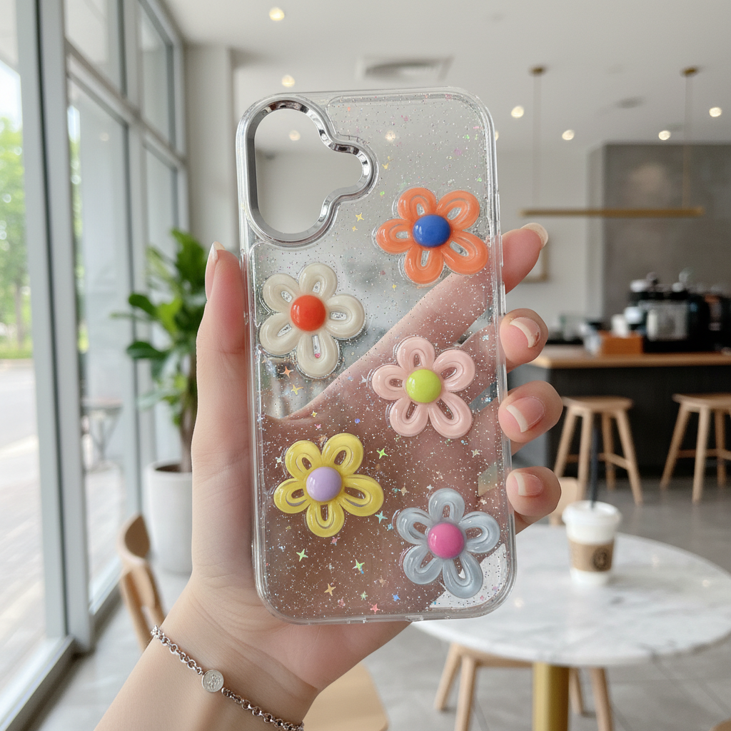 Sweet Garden Spark Silicone Phone Case