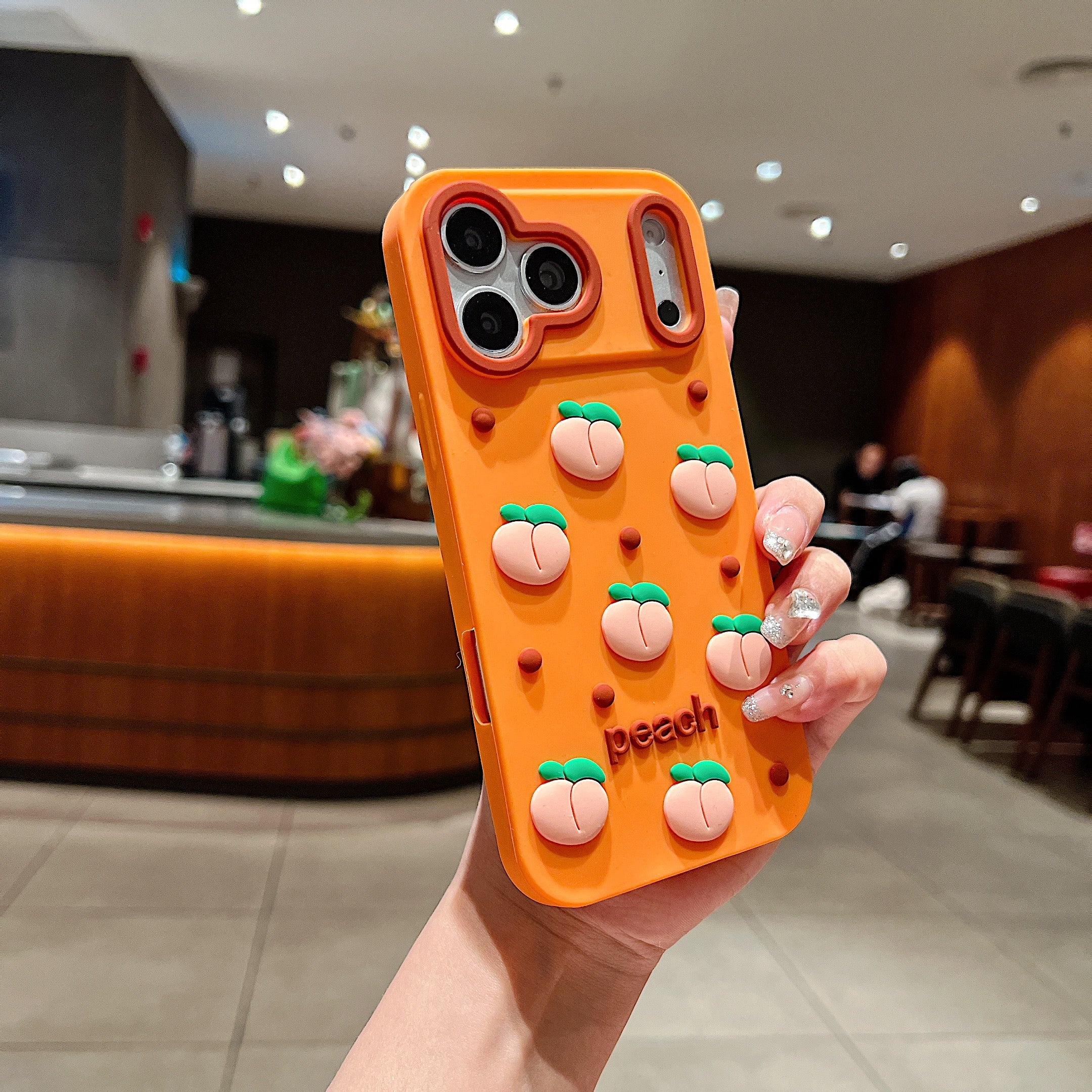 Juicy Peach Silicone Designer Cover