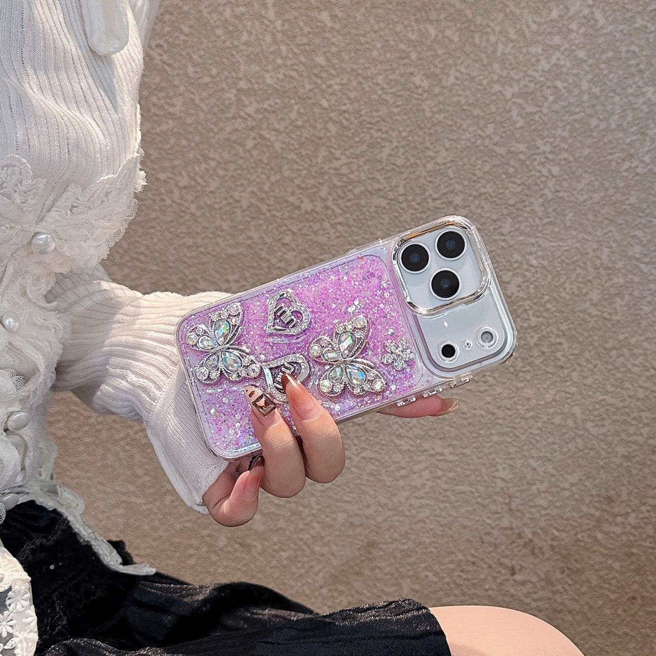 Angel Butterfly Love Silicone Phone Case For iPhone 13
