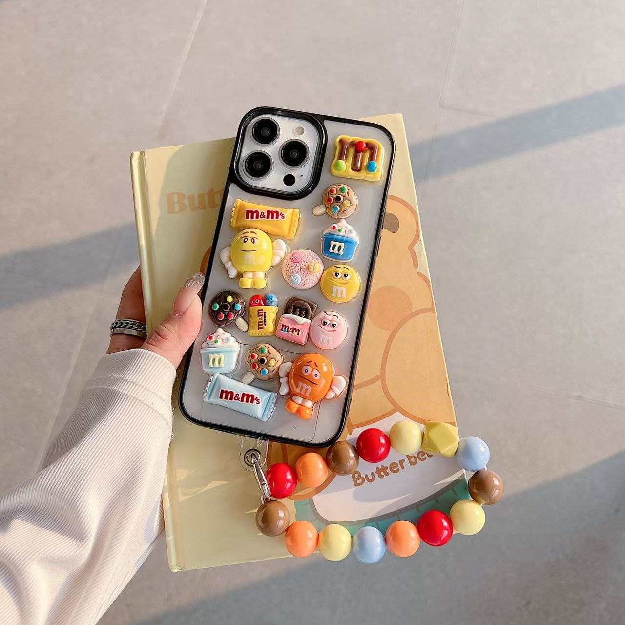 Candy Crush With Stone Bracelet Silicon Phone Cases For iPhone 12 Mini