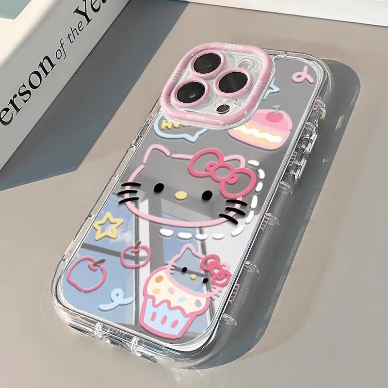 lovely-hello-kitty-mirror-silicon-phone-cases-for-iphone