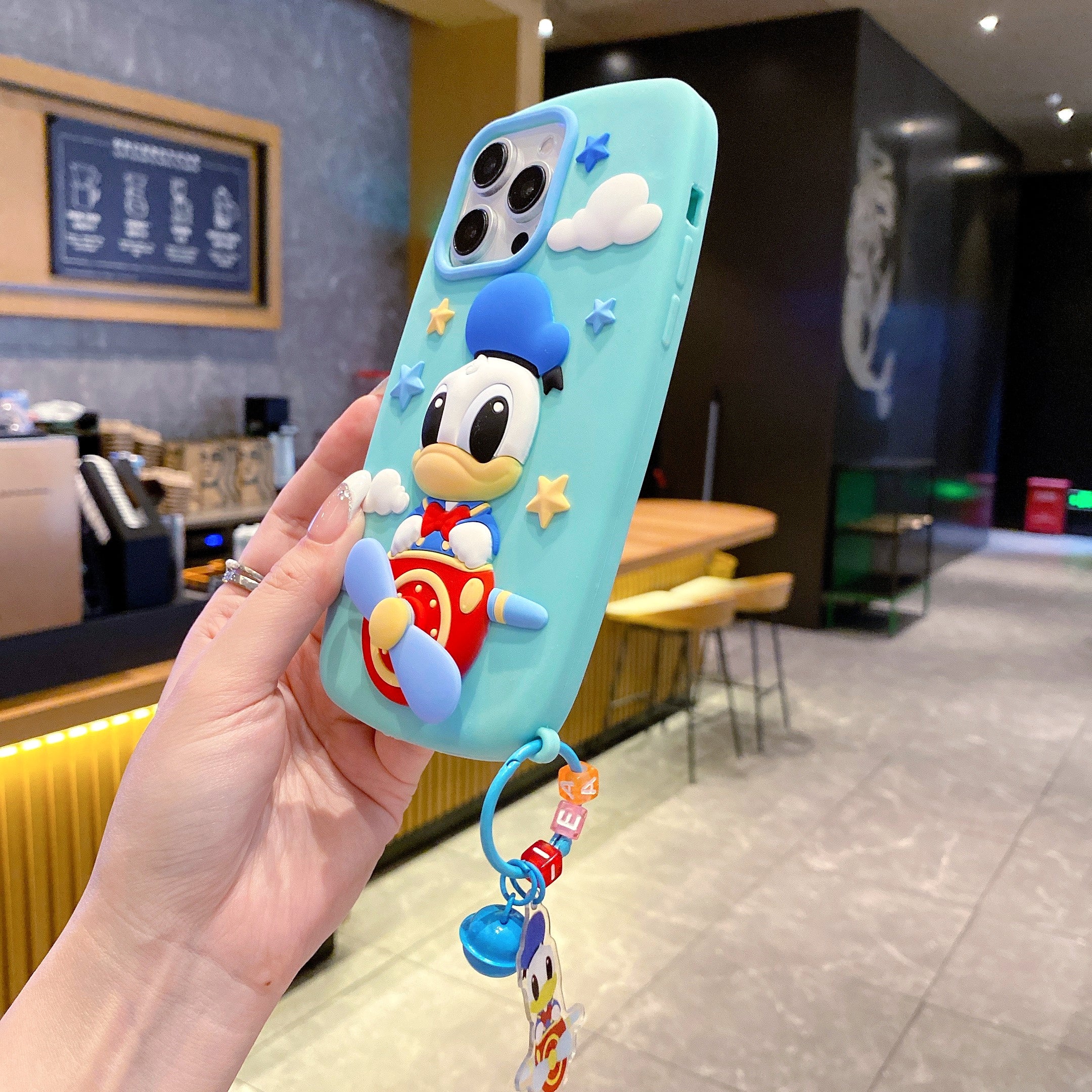 Flying Donald Duck Silicon Phone Case