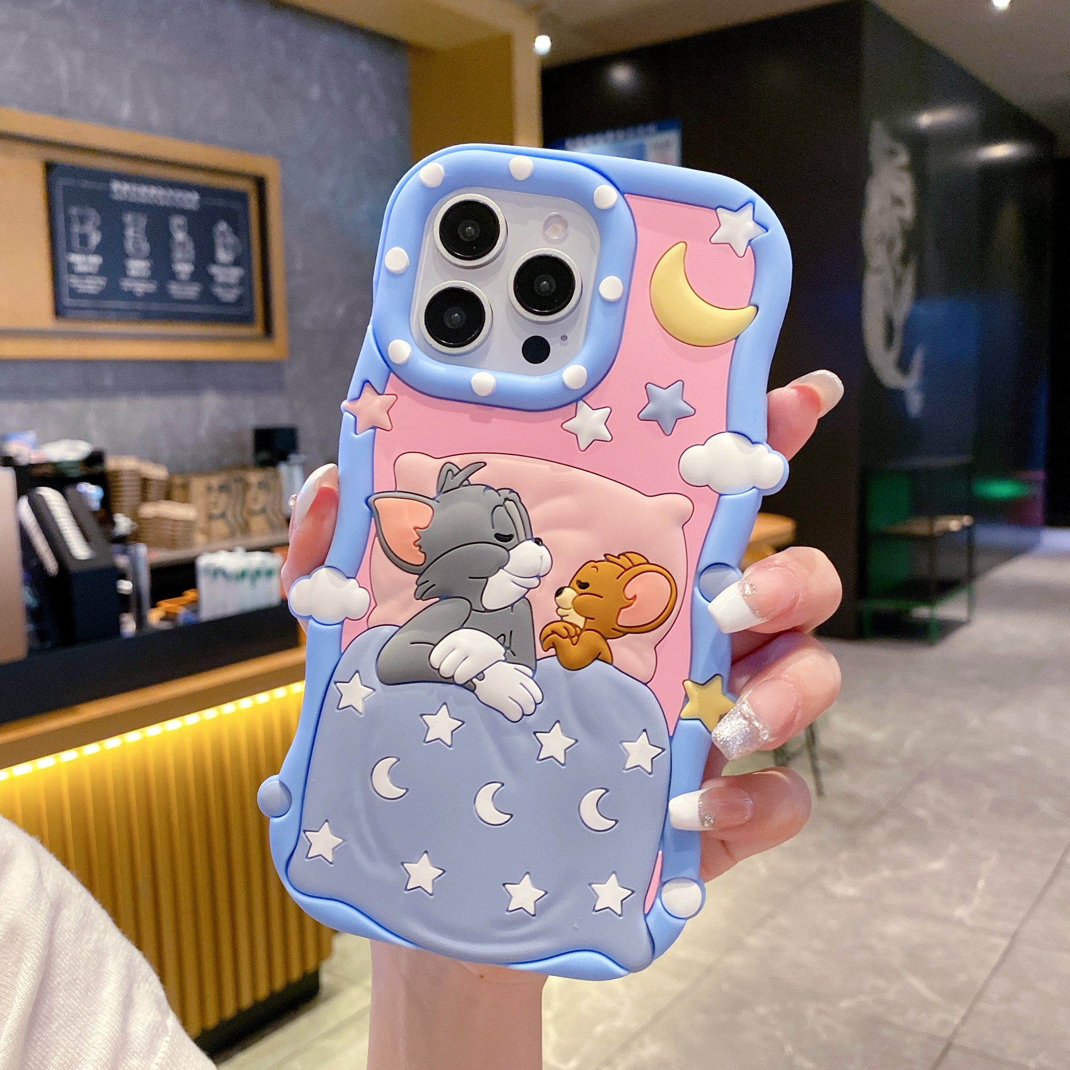 Sleeping Tom & Jerry Silicon Phone Cases