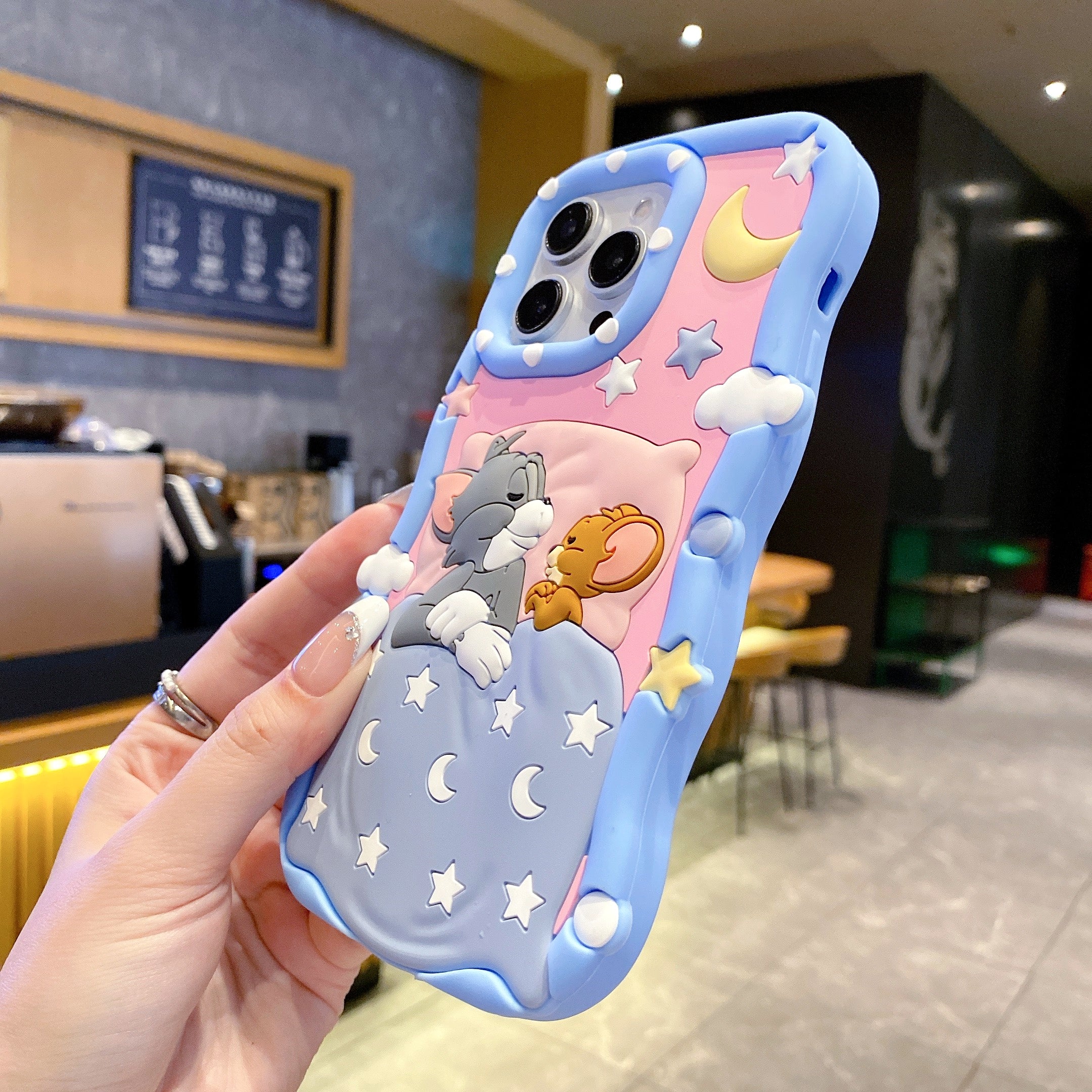Sleeping Tom & Jerry Silicon Phone Cases
