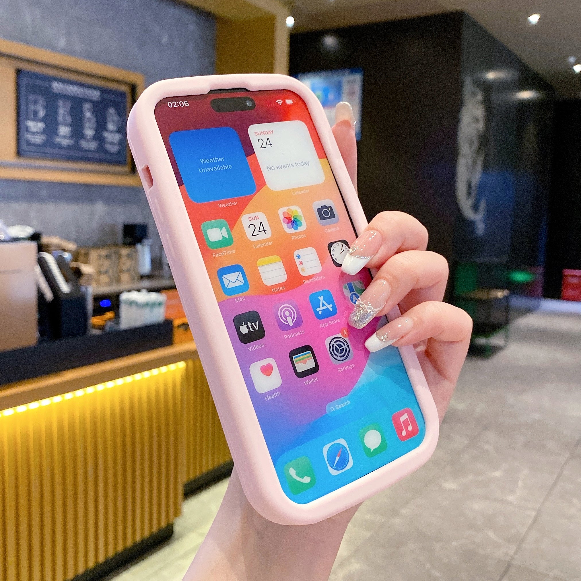 Tulip Mirror Silicon Phone Case