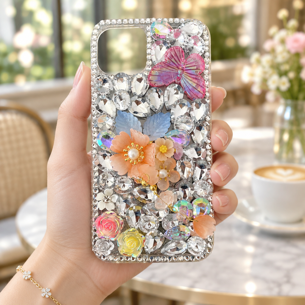 Orange Sheal Flower With Pearl - Phone Case For iPhone 11