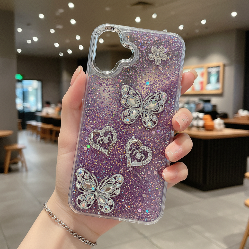 Angel Butterfly Love Silicone Phone Case