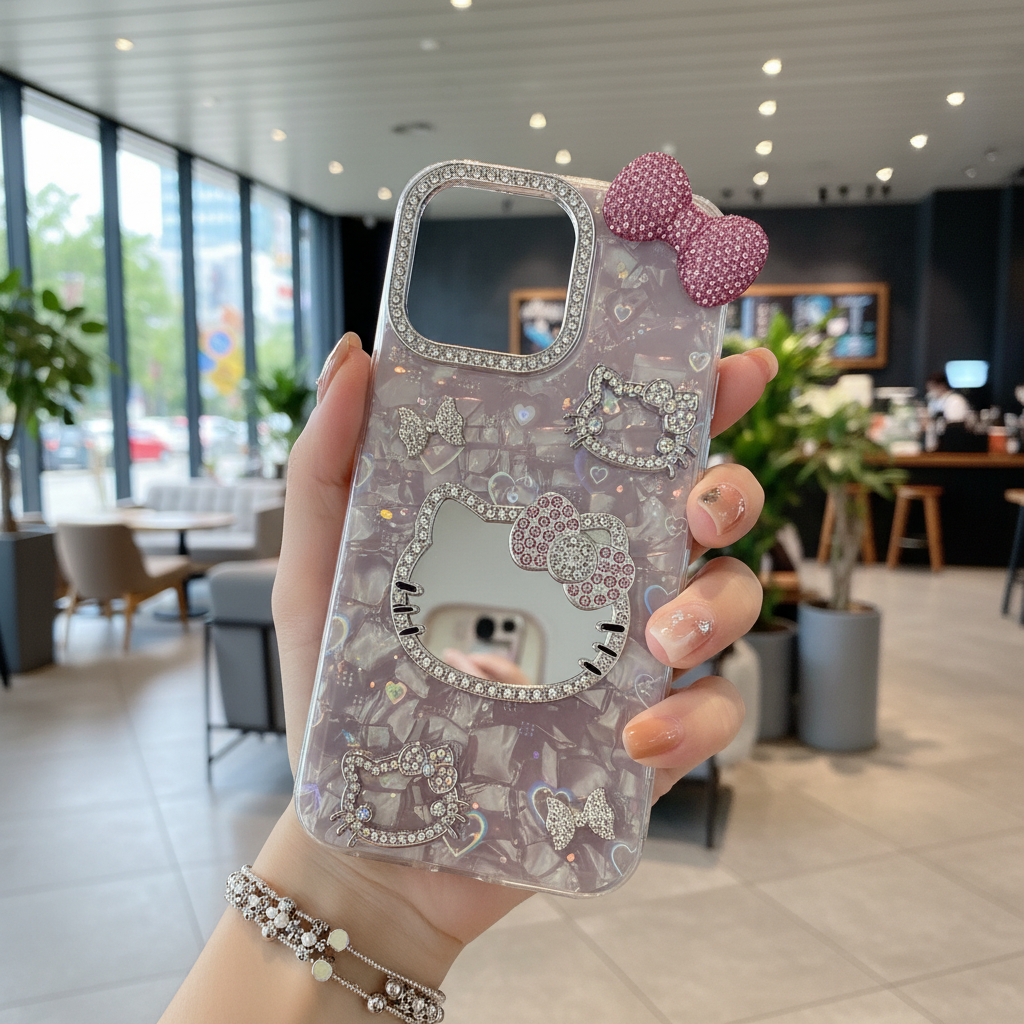 Dreamy Kitty Bow Series Case - Phone Case For iPhone 14