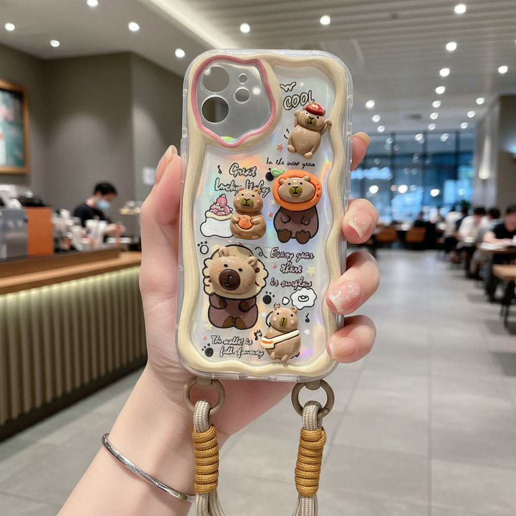 Lucky Toy Capybara - Phone Case For iPhone 12