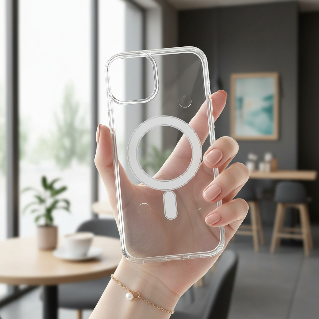 Anti-Yellow Magsafe Silicon (High-Quality) - Phone Case For iPhone 14 Plus