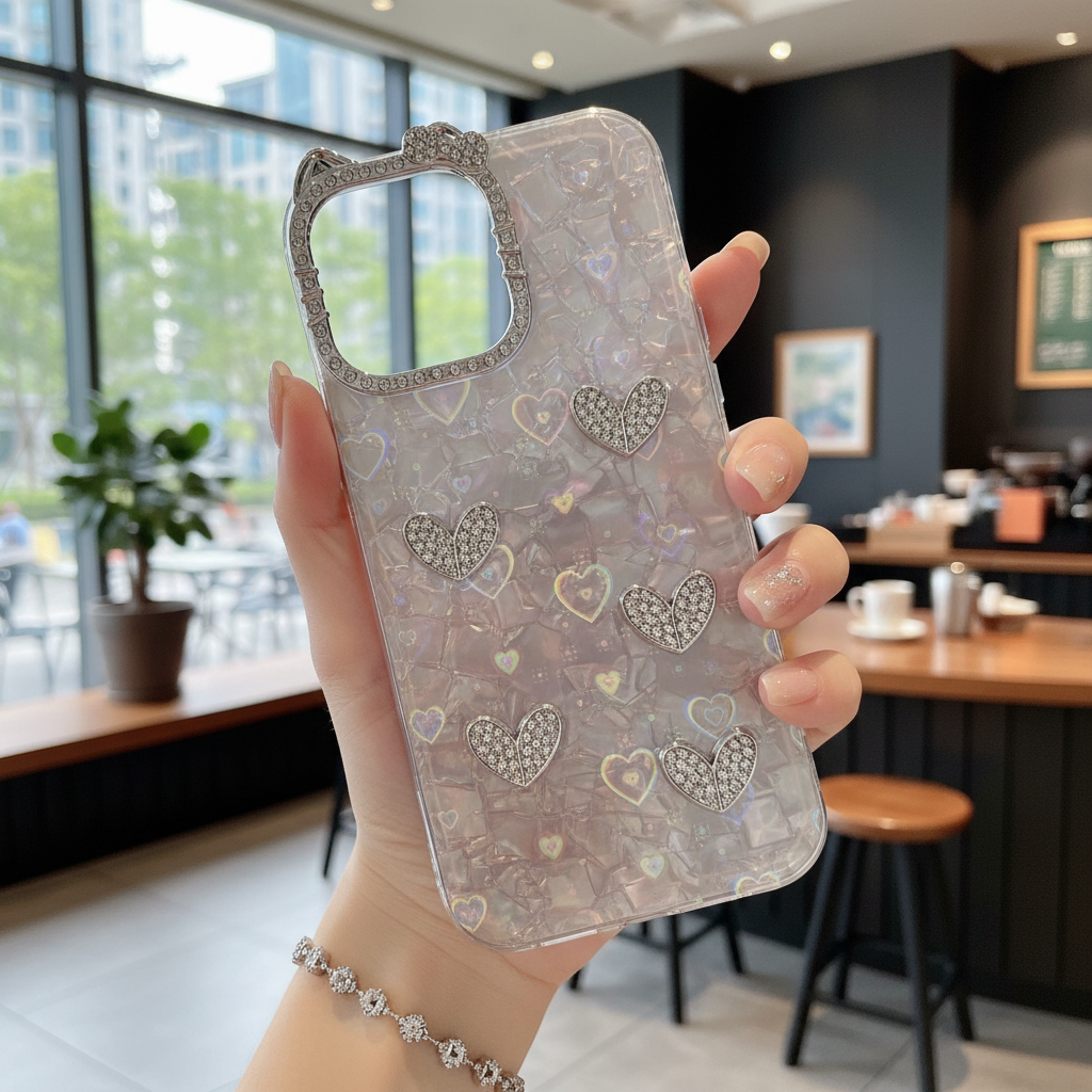 Butterfly & Pearl Crush - Phone Case For iPhone 14
